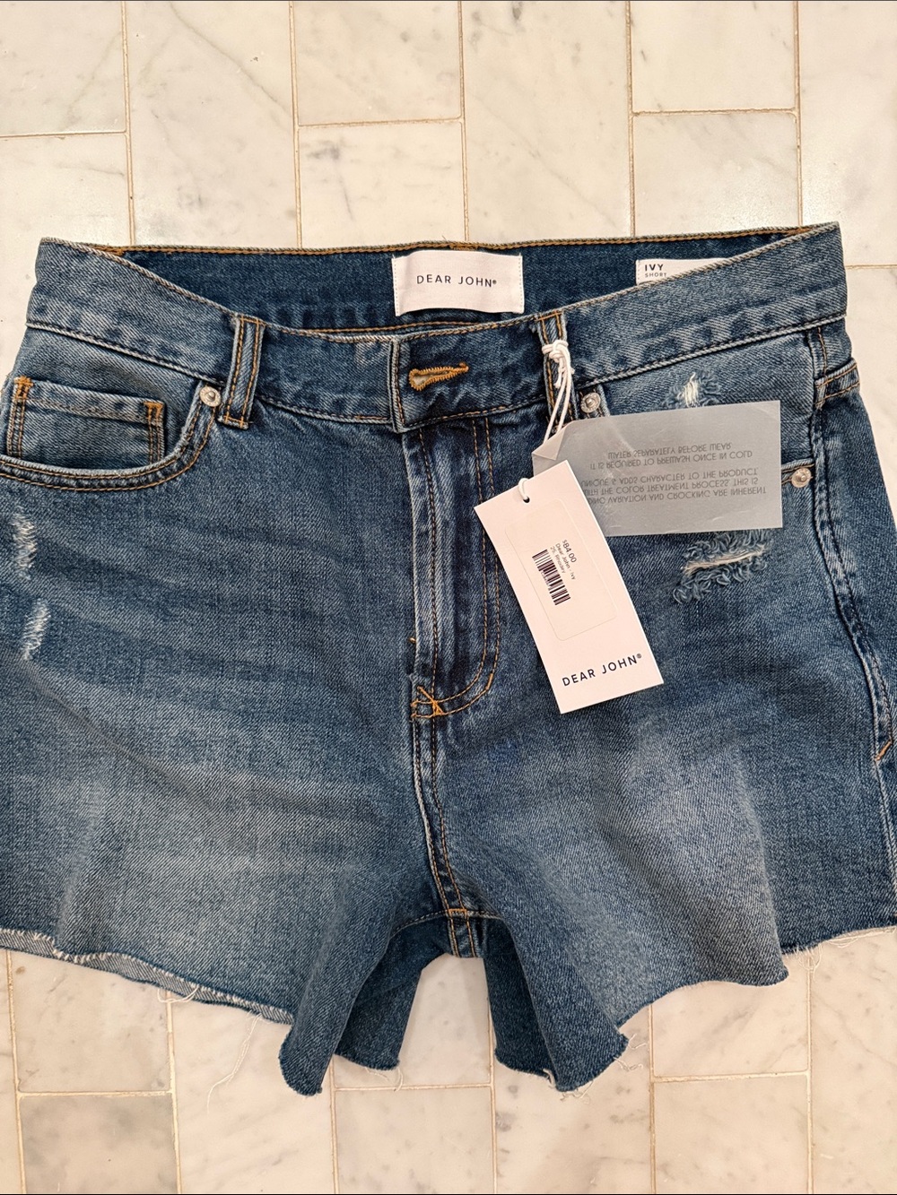 Dear John Blue Denim Ivy Short